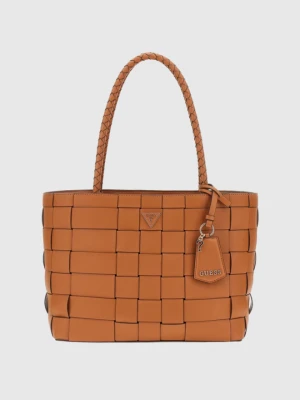 GUESS Brązowa shopperka damska Maylee