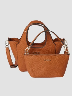 GUESS Brązowa torebka damska Calista 2 w 1 Mini