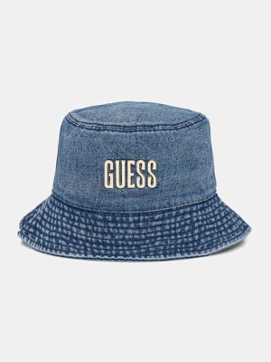 Guess bucket hat damski bawełniany
