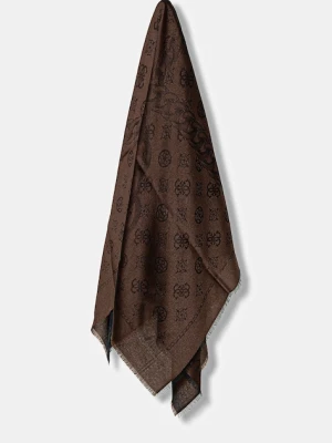 Guess chusta KEFIAH damska kolor brązowy wzorzysta AW5353 POL03