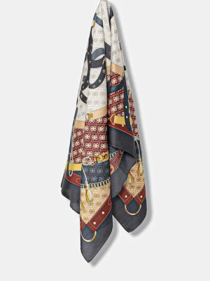 Guess chusta KEFIAH damska kolor granatowy wzorzysta AW5343 POL03