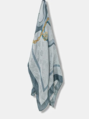 Guess chusta KEFIAH damska kolor niebieski wzorzysta AW5350 VIS03