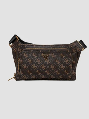 GUESS Ciemnobrązowa męska saszetka Bumbag