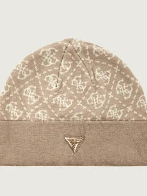 GUESS Czapka 4G | z dodatkiem wełny