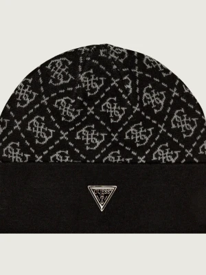 GUESS Czapka 4G | z dodatkiem wełny