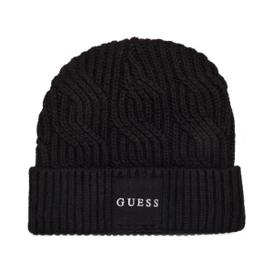 GUESS Czapka CABLE | z dodatkiem wełny