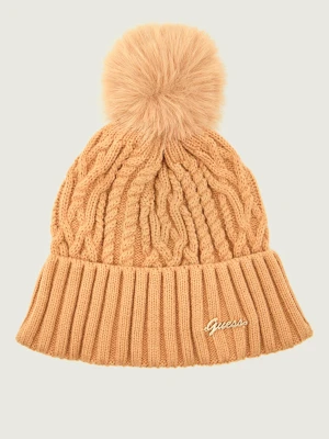 GUESS Czapka KENDRA camel