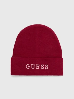 Zdjęcie produktu Guess czapka kolor czerwony