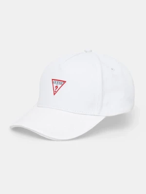 Guess czapka z daszkiem bawełniana