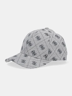 Guess czapka z daszkiem JACQUARD kolor szary wzorzysta M5GZ18 WGUE0