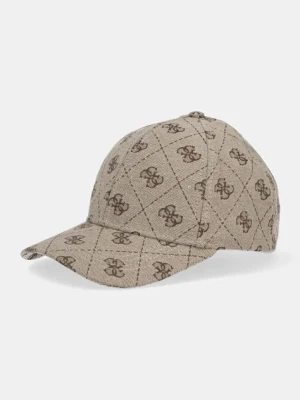 Guess czapka z daszkiem JACQUARD kolor zielony wzorzysta M5GZ18 WGUE0