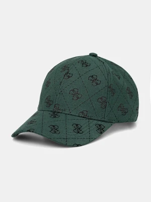 Guess czapka z daszkiem JACQUARD kolor zielony wzorzysta M5GZ18 WGUE0