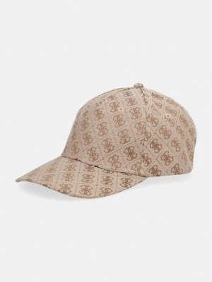 Guess czapka z daszkiem męska MILANO beżowy