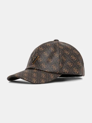 Guess czapka z daszkiem MILANO kolor brązowy AM9546 POL01