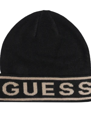GUESS Czapka | z dodatkiem jedwabiu