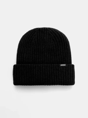 Guess czapka z dodatkiem wełny LUCIO kolor czarny Z5YZ02 Z3P50