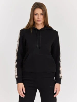 GUESS Czarna damska bluza Carla Hooded, Rozmiar L