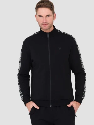 GUESS Czarna męska bluza dresowa, Rozmiar L