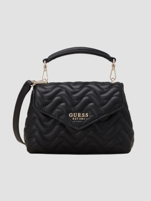 Zdjęcie produktu GUESS Czarna pikowana torebka damska Mini