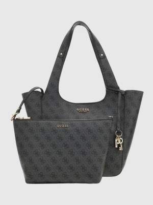 GUESS Czarna shopperka damska Calista 2 In 1