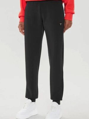 GUESS Czarne damskie spodnie dresowe Olympe, Rozmiar L