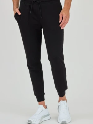 GUESS Czarne męskie spodnie dresowe, Rozmiar XL