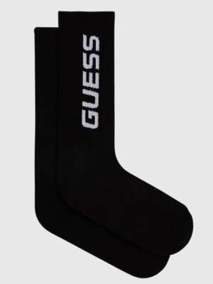 GUESS Czarne sportowe skarpetki męskie Arlo