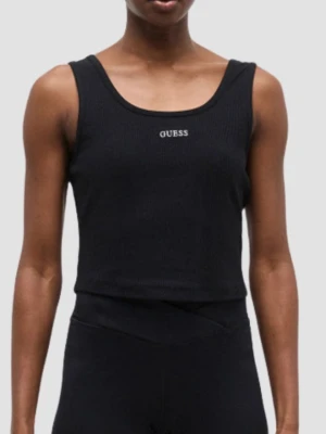 GUESS Czarny damski tank top Circe, Rozmiar S