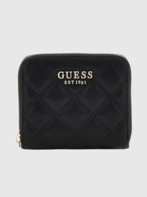 GUESS Czarny mały portfel damski Giully