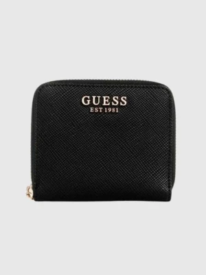 GUESS Czarny mały portfel damski Laurel