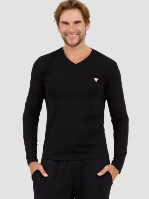 GUESS Czarny męski longsleeve Core Tee, Rozmiar M