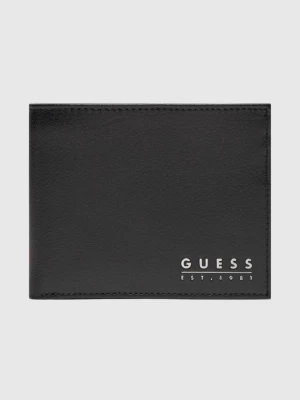 GUESS Czarny męski portfel Mestre Billfold