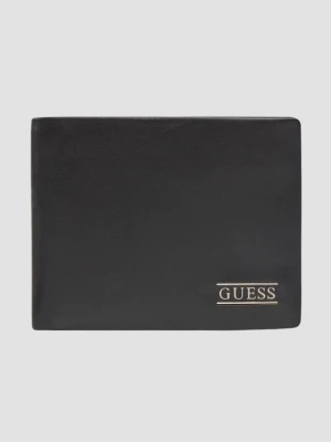 GUESS Czarny męski portfel New Boston