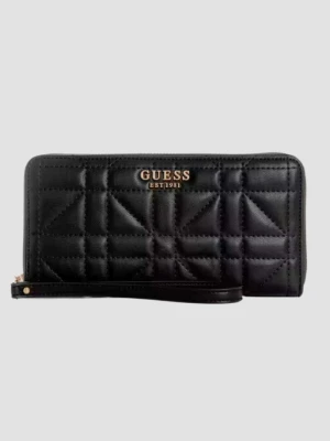 GUESS Czarny portfel Eco Brenton