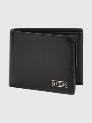 GUESS Czarny portfel męski New Bosto Bifold