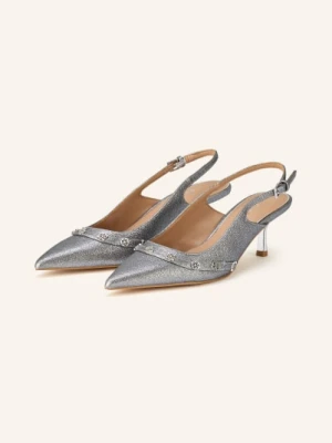 Guess Czółenka Typu Slingback Yanai Z Nitami silber