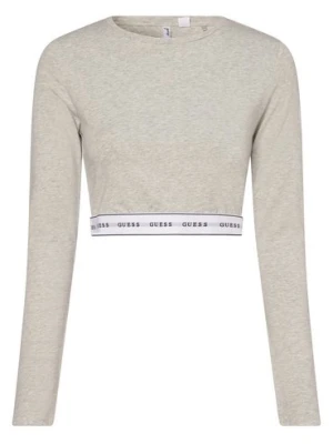 GUESS Damska koszulka od piżamy Kobiety Bawełna szary marmurkowy,
