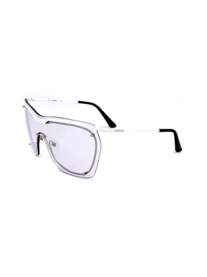 Guess Damskie okulary przeciwsłoneczne w kolorze biało-jasnoszarym rozmiar: onesize