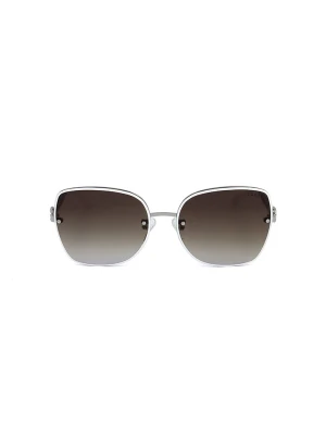 Guess Damskie okulary przeciwsłoneczne w kolorze białym rozmiar: 61