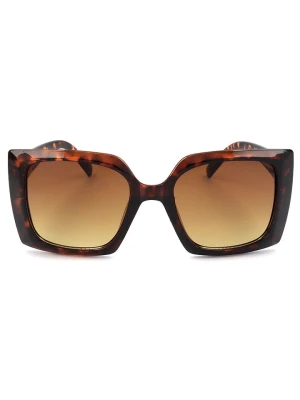 Guess Damskie okulary przeciwsłoneczne w kolorze brązowym rozmiar: 53