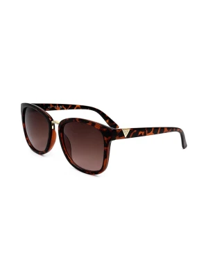 Guess Damskie okulary przeciwsłoneczne w kolorze brązowym rozmiar: 57