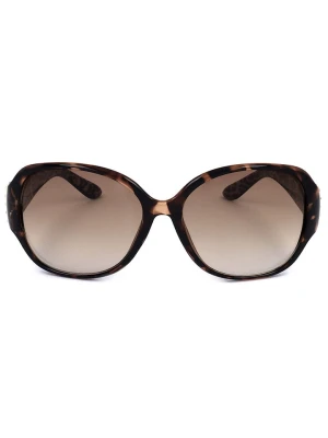 Guess Damskie okulary przeciwsłoneczne w kolorze brązowym rozmiar: 60
