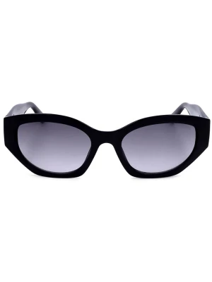 Guess Damskie okulary przeciwsłoneczne w kolorze czarno-granatowym rozmiar: 54