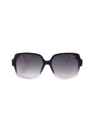 Guess Damskie okulary przeciwsłoneczne w kolorze czarno-granatowym rozmiar: 55
