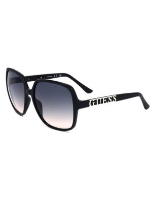 Guess Damskie okulary przeciwsłoneczne w kolorze czarno-granatowym rozmiar: 58