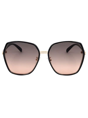 Guess Damskie okulary przeciwsłoneczne w kolorze czarno-pomarańczowym rozmiar: 59