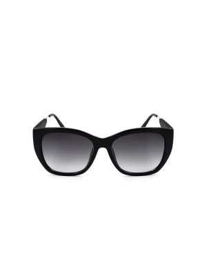 Guess Damskie okulary przeciwsłoneczne w kolorze czarnym rozmiar: 54
