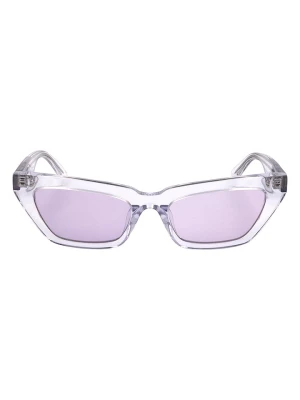 Guess Damskie okulary przeciwsłoneczne w kolorze fioletowym rozmiar: 52