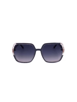 Guess Damskie okulary przeciwsłoneczne w kolorze jasnoróżowym rozmiar: 56