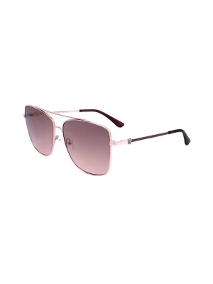 Guess Damskie okulary przeciwsłoneczne w kolorze jasnoróżowym rozmiar: 61